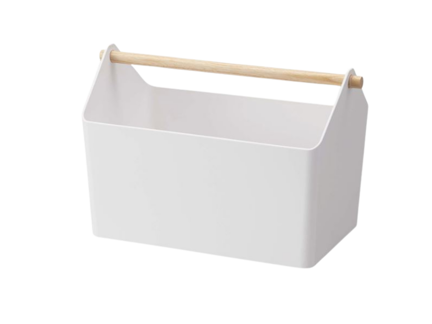 Storage Caddy with Wood Handle